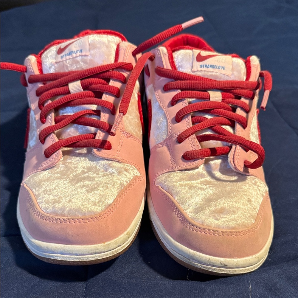 Nike Pink and Red Sneakers